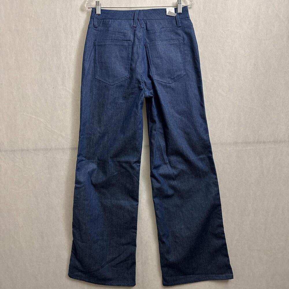 Good American Women's Size 6/28 Dark Wash Wide Leg Good Skate Jeans - Picture 2 of 12